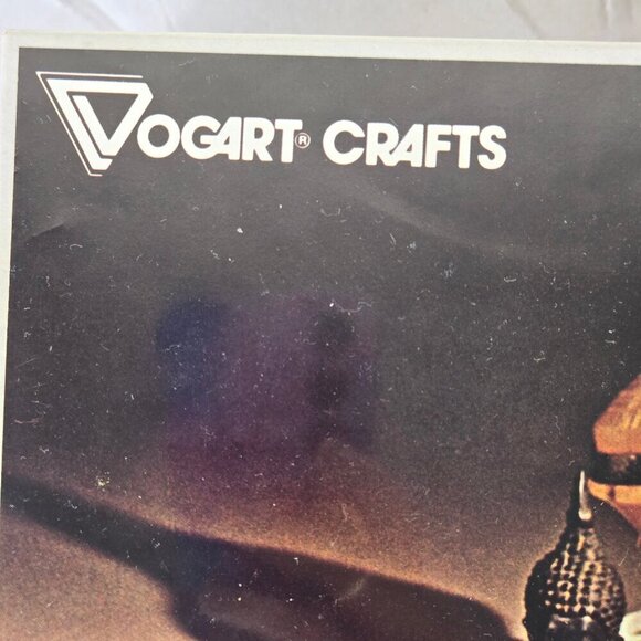 Vintage 70's Vogart Crafts Hook-it Rug Kit # 4318 Oriental Sunset Sealed Kit NWT - Picture 4 of 8
